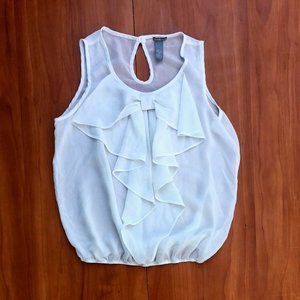 NEW🧁Charlotte Russe Peephole Sleeveless Sheer See Through - M (bust 34)